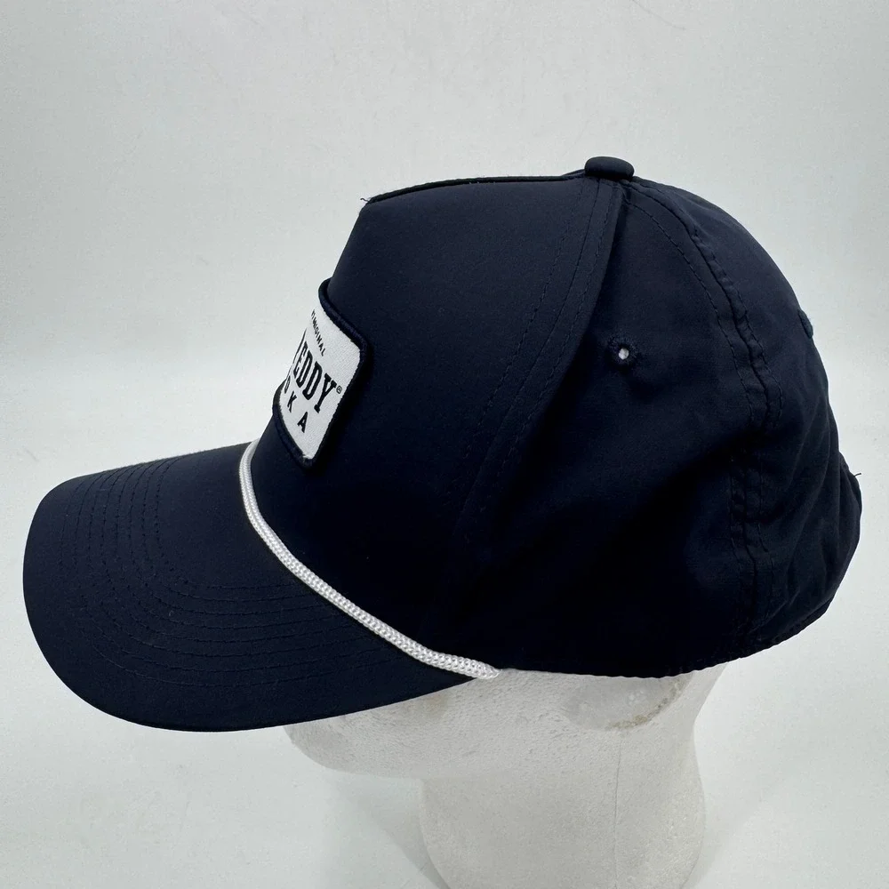 Deep Eddy Vodka‎ Navy Blue Rope Snapback Hat Austin Original Logo Promo Cap